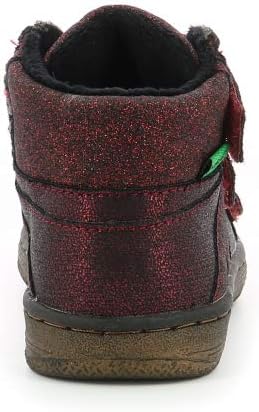 Kickers Unisex Kinder Lohan Sneaker 20 EU Marineblau Silber Glänzend, 20 EU Marineblau Silber Glänze