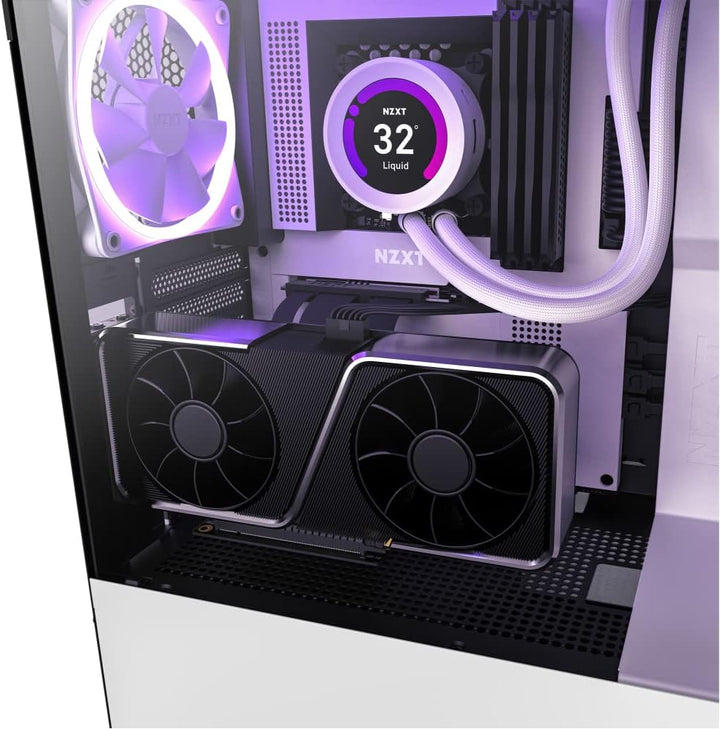 Nzxt PCIe 4.0x16 Riser Cable-AB-RC200-B1-Flexibles und abgeschirmtes Riser-Kabel – Hochgeschwindigke