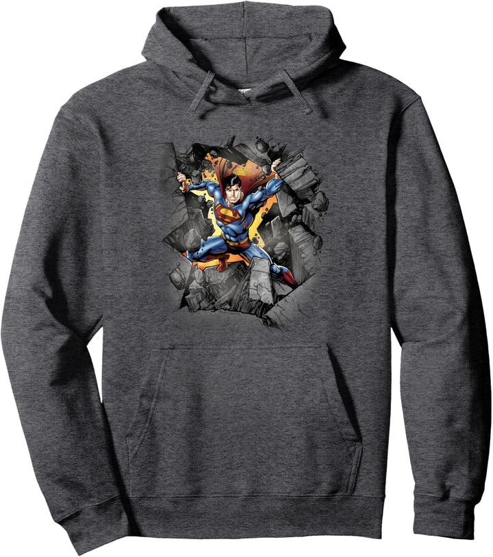 Superman Break on Through the Wall Pullover Hoodie