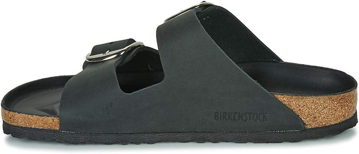 Birkenstock Kids Arizona Unisex-Kinder Pantoletten 37 EU Schmal Schwarz, 37 EU Schmal Schwarz
