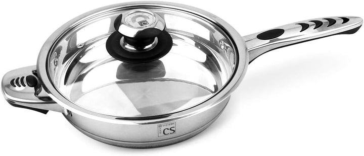 CARL SCHMIDT SOHN Schmidt Sohn Kochtopf Set Aurich 16-teilig mit Deckel Edelstahl, 065843, Silber, 2