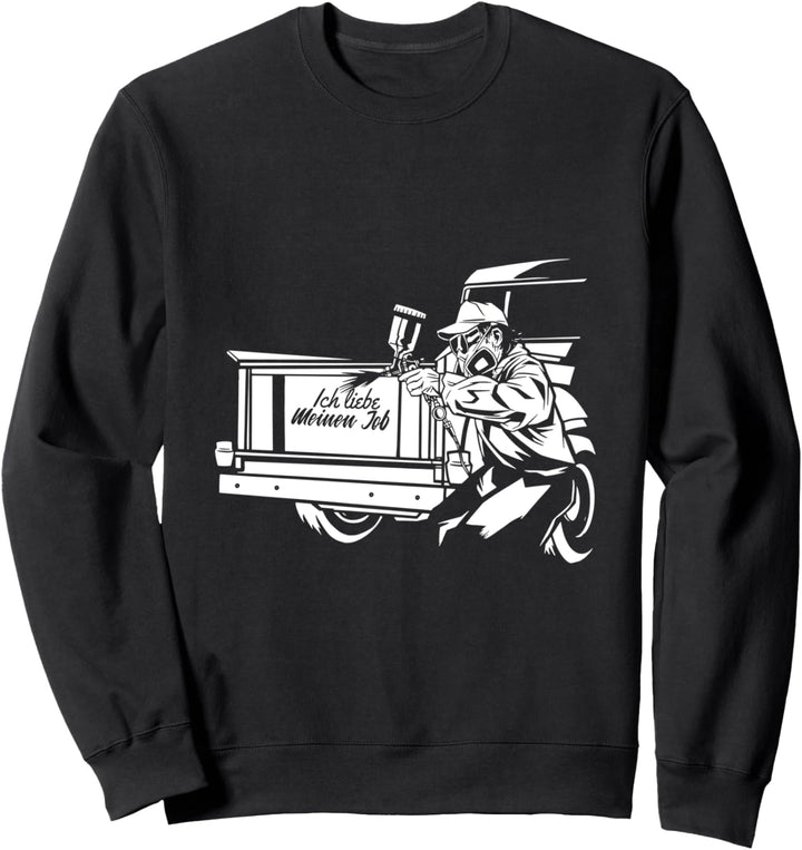 Auto Lackierer Geschenke Fahrzeuglackierer Fahrzeug Spray Sweatshirt