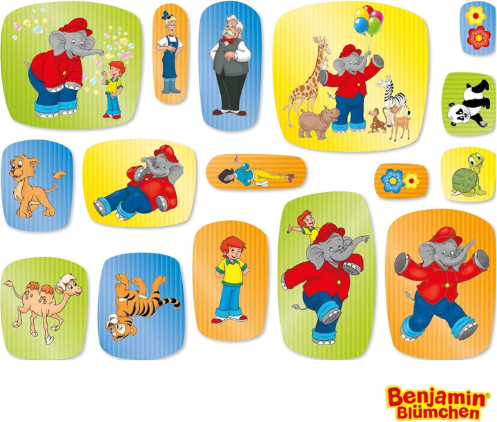 Benjamin Blümchen Dekoset Servietten, Wimpelkette, Konfetti und Ballons // Dekoset * Benjamin Blümch