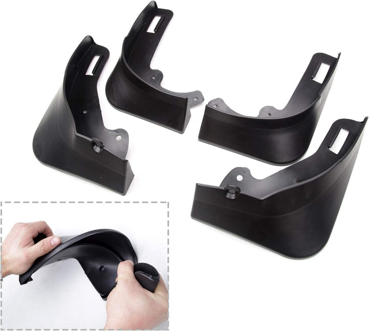 GAFAT Tesla Model Y 2021-2023 2024 Schmutzfänger, Kotflügel, Spritzschutz Auto, Kunststoff Schlamm F