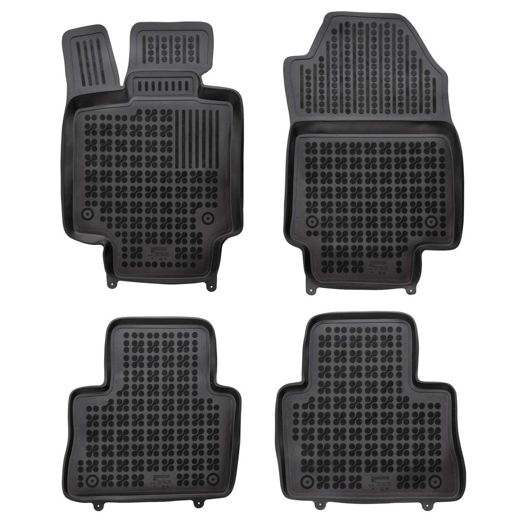 AZUGA Hohe Gummi Fussmatten mit Rand passend für Toyota RAV4 Automatik ab 2019/Suzuki Across ab 2020