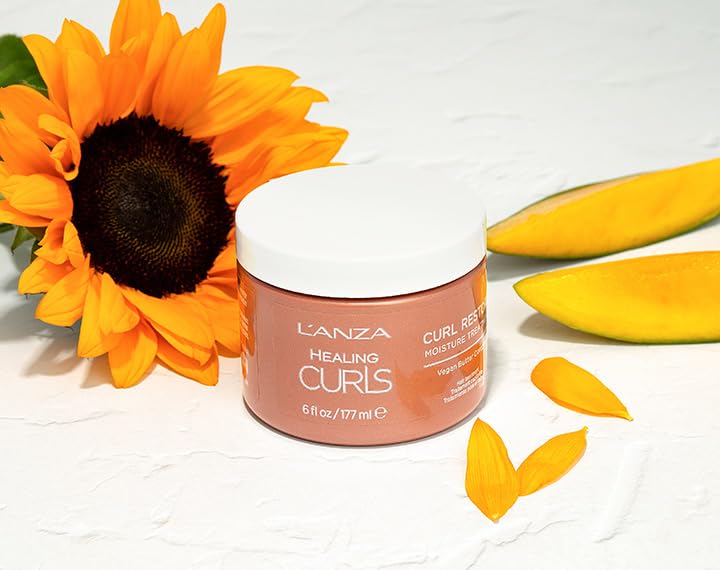 L'ANZA Feuchtigkeitsspendende Lockenkur - Leave-in Creme für mehr Feuchtigkeit, bändigt krauses Haar