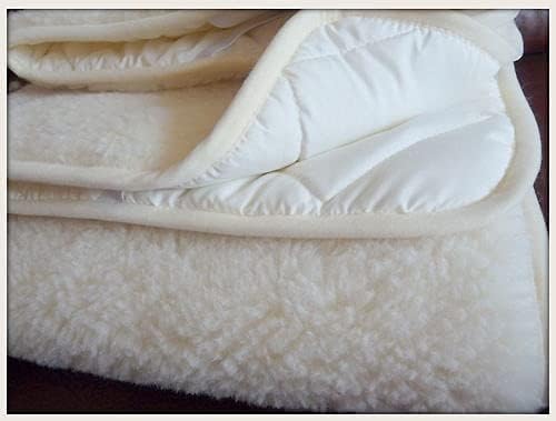 Merino Wool Diamond Unterbett Matratzenschoner Unterbetten Wolle Wool Mattress Topper Matratzenaufla