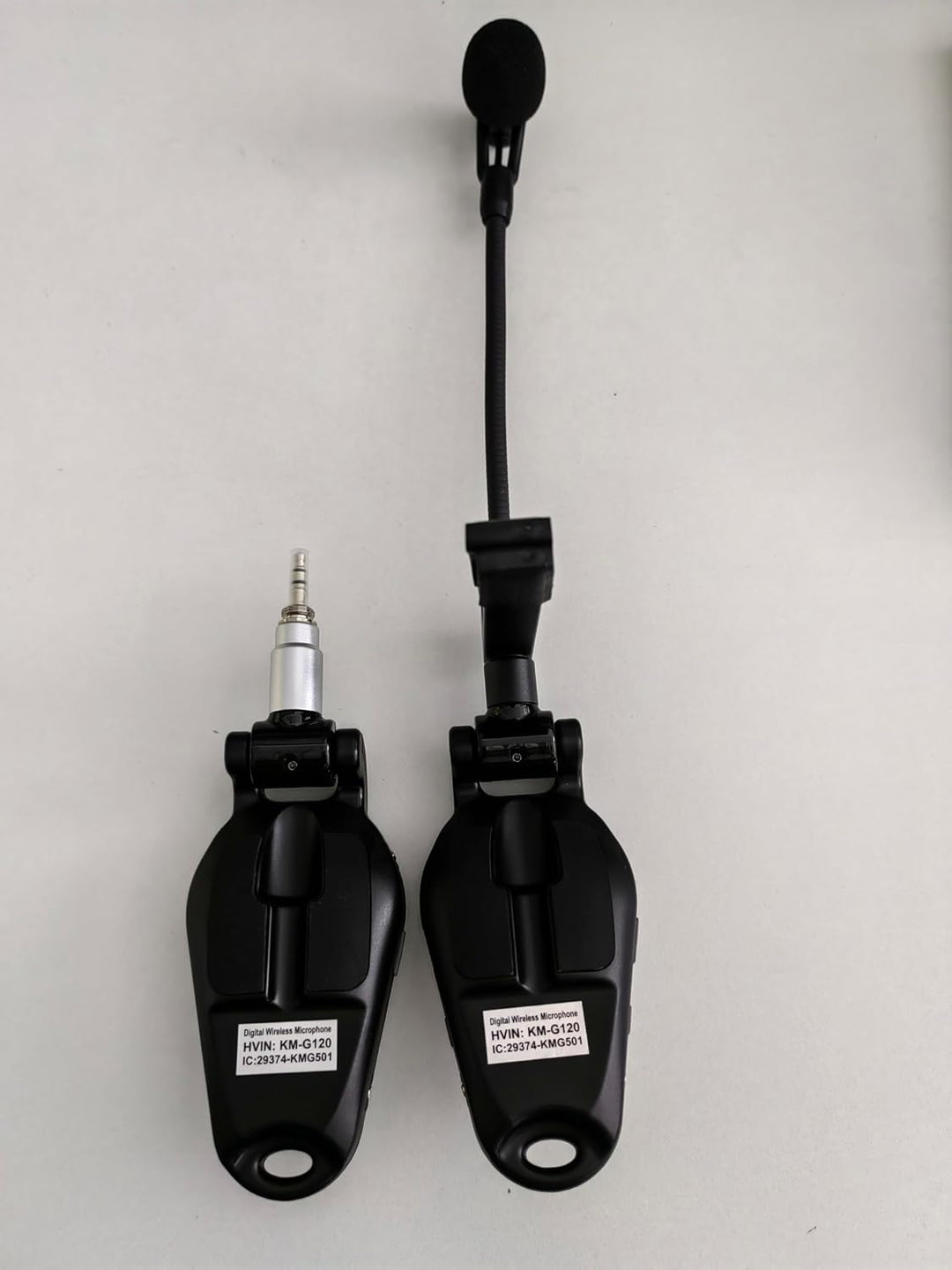 KIMAFUN 2.4G Kabelloses Saxophon Mikrofon, Drahtloses Ansteckbares Instrumentenmikrofon, Drahtloses