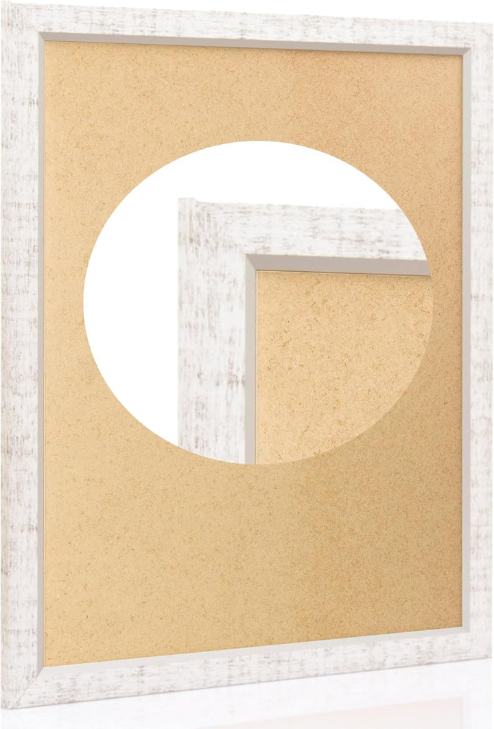 Stallmann Design Bilderrahmen my Frames 50x50 cm weiss gewischt Rahmen fuer Dina 4 und 60 andere For
