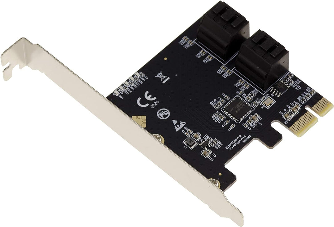 KALEA-INFORMATIQUE Controller-Karte mit 4 Ports für SATA-Laufwerke auf PCI Express PCIe x1-Port mit