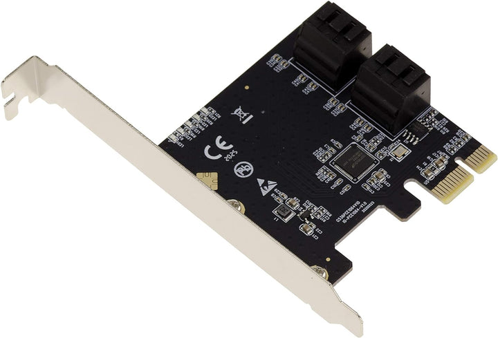 KALEA-INFORMATIQUE Controller-Karte mit 4 Ports für SATA-Laufwerke auf PCI Express PCIe x1-Port mit