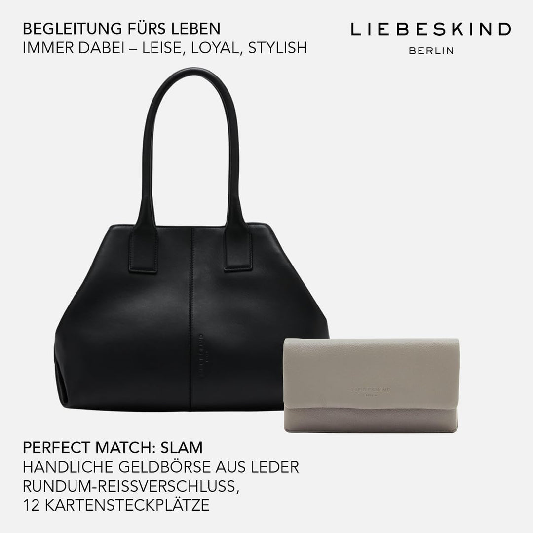 Liebeskind Damen Puffy Chelsea Shopper M Digital Lavender, Digital Lavender