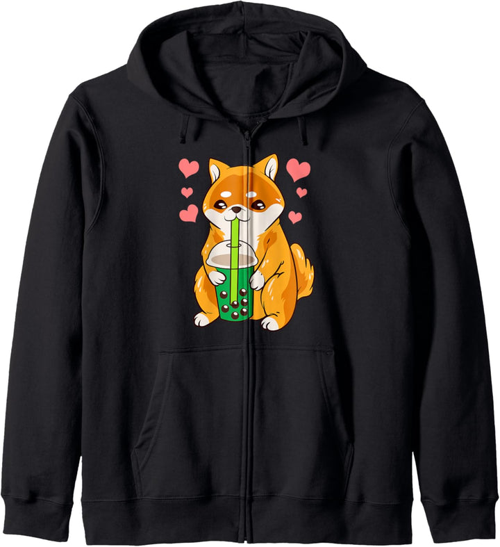 Shiba Inu Bubble Tee Kapuzenjacke