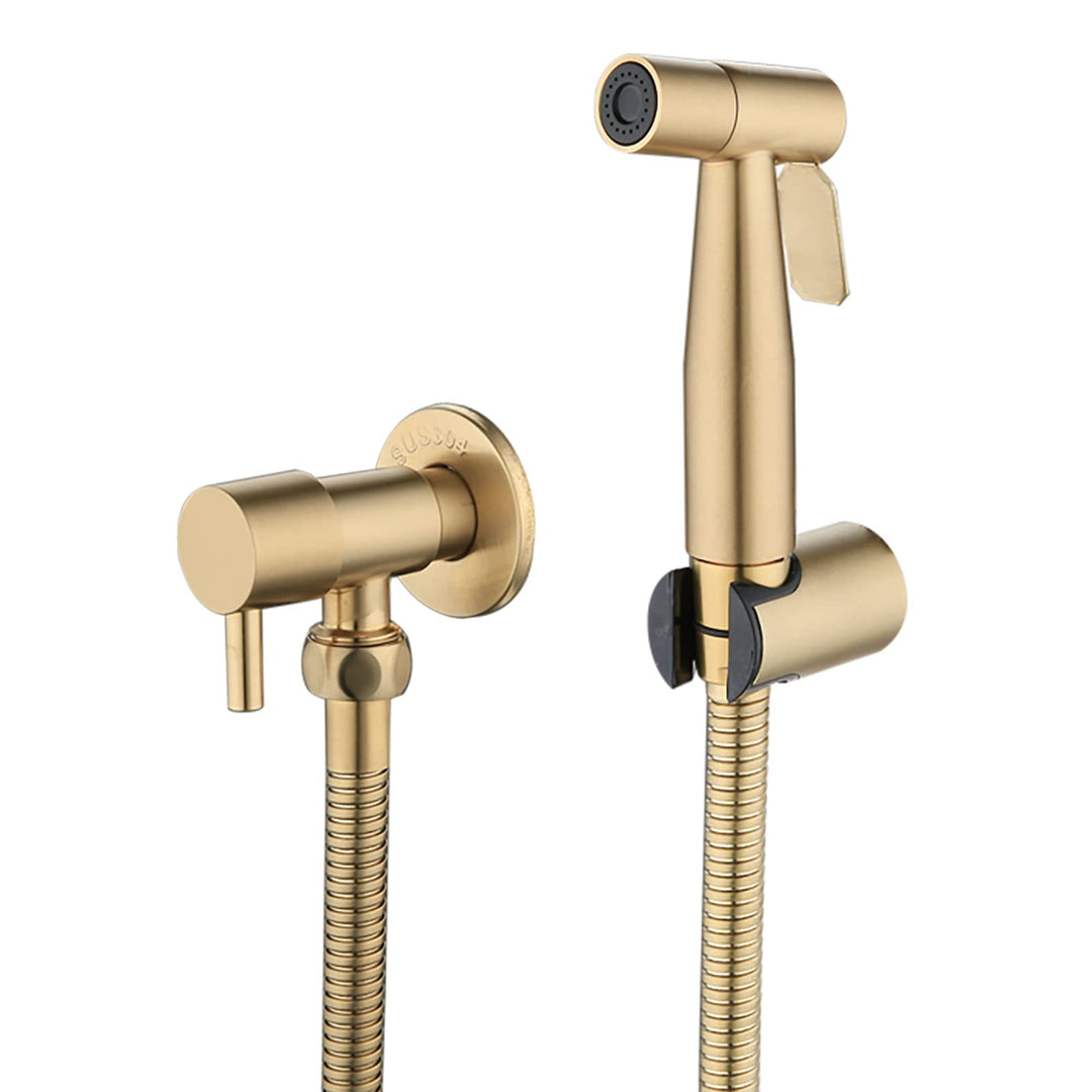 [LOSCHEN]Bidet Toilettensprüher, Hand Bidet Sprayer, Bidet Handbrause, Edelstahl Duschkopf Bidet Arm