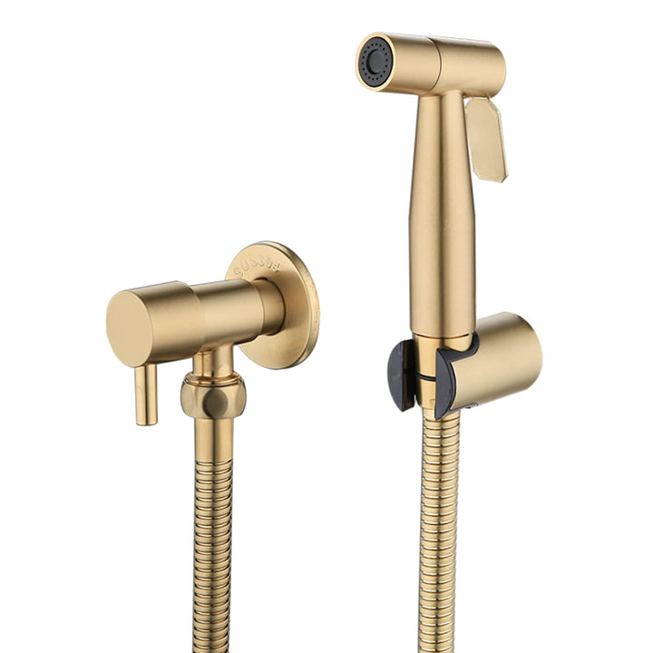 [LOSCHEN]Bidet Toilettensprüher, Hand Bidet Sprayer, Bidet Handbrause, Edelstahl Duschkopf Bidet Arm