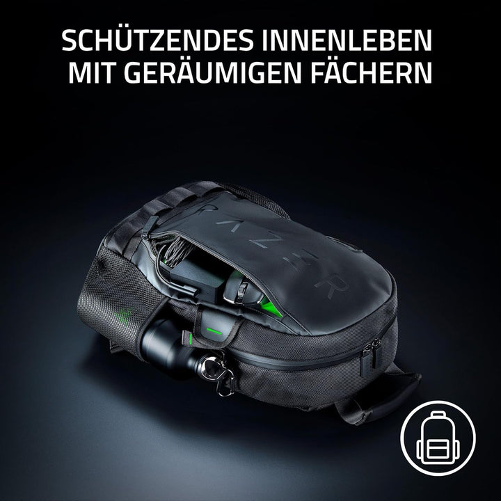Razer Rogue V3 Backpack (13,3") Chromatic Edition - Kompakter Reise Rucksack (Fach für Laptop bis 13