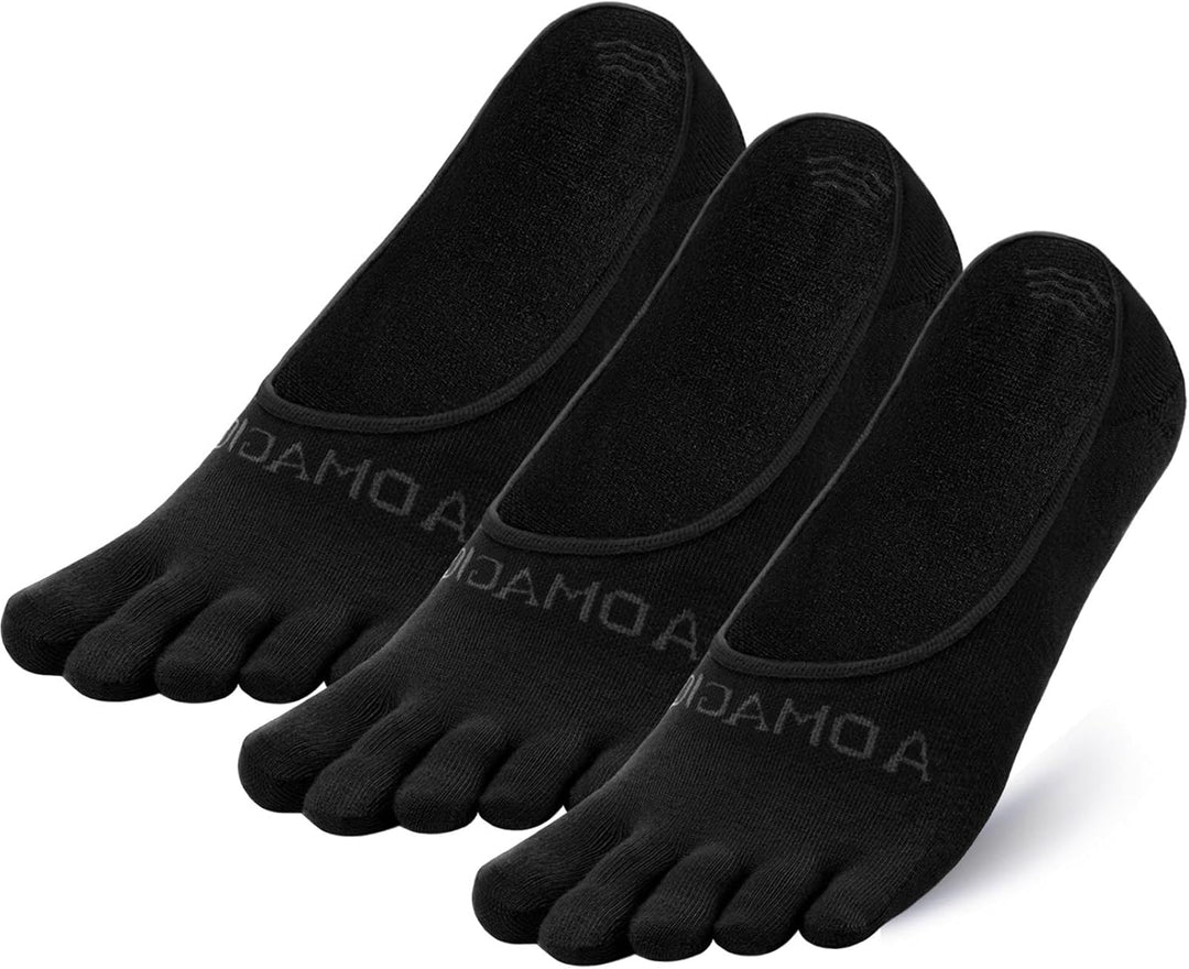 OrrinSports Zehensocken für Frauen Männer Coolmax Laufsocken 5 Fingersocken athletische Zehensocken