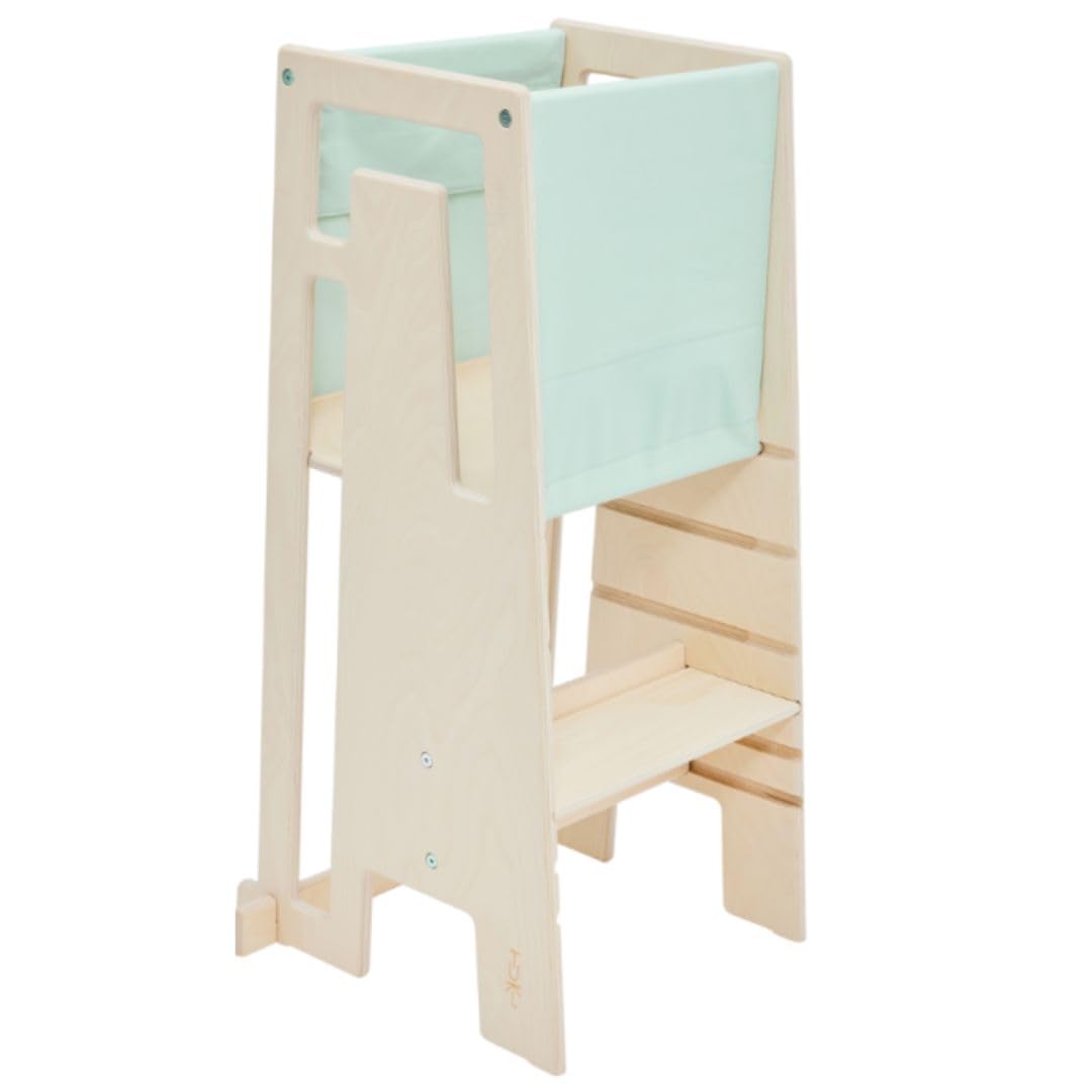 Tuki Entdeckertuch - Rausfallschutz für Tuki Lernturm | Original Schweizer Design, 100% Baumwolle, A