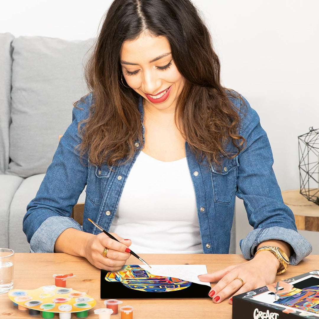 Ravensburger CreArt 23730 - R2-D2 - Star Wars Malen nach Zahlen Erwachsene, DIY Malset mit Pinsel un