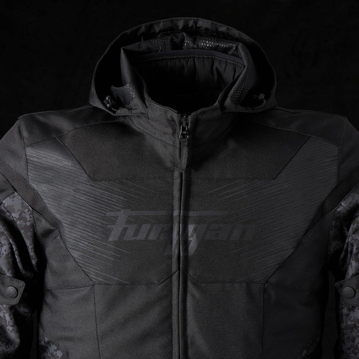 FURYGAN SHARD D3O WATERPROOF JACKEN UND MÄNTEL RADICAL,URBAIN M Schwarz-Pixel, M Schwarz-Pixel