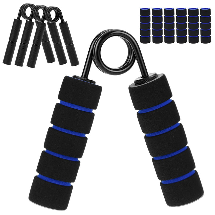 QWORK® Aluminium Griffkraft Trainer Unterarmtrainer 22.5/45/67.5/90kg - Robust & Rutschfest Schwarz