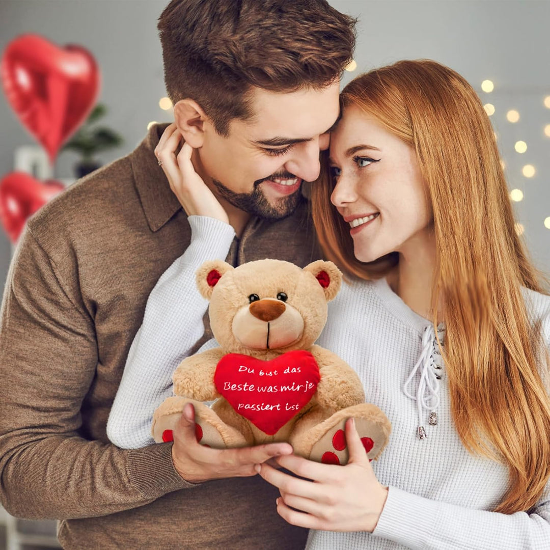 Valentinstag Lustige Geschenk für Sie,8 Zoll Plüsch Teddybär,Valentinstag Teddybär Geschenke für Fra