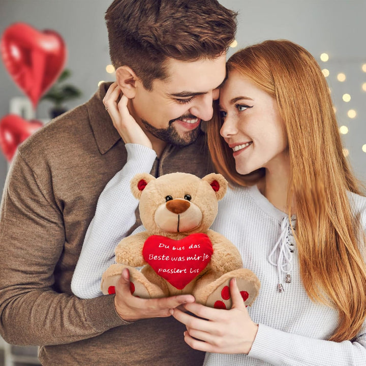 Valentinstag Lustige Geschenk für Sie,8 Zoll Plüsch Teddybär,Valentinstag Teddybär Geschenke für Fra