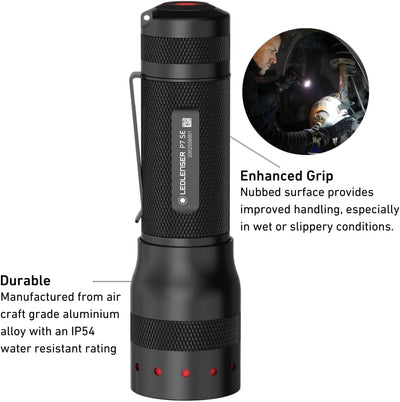 Ledlenser P7 SE LED Taschenlampe | Led Batterie Taschenlampe fokussierbar | Allround Leuchte mit 500
