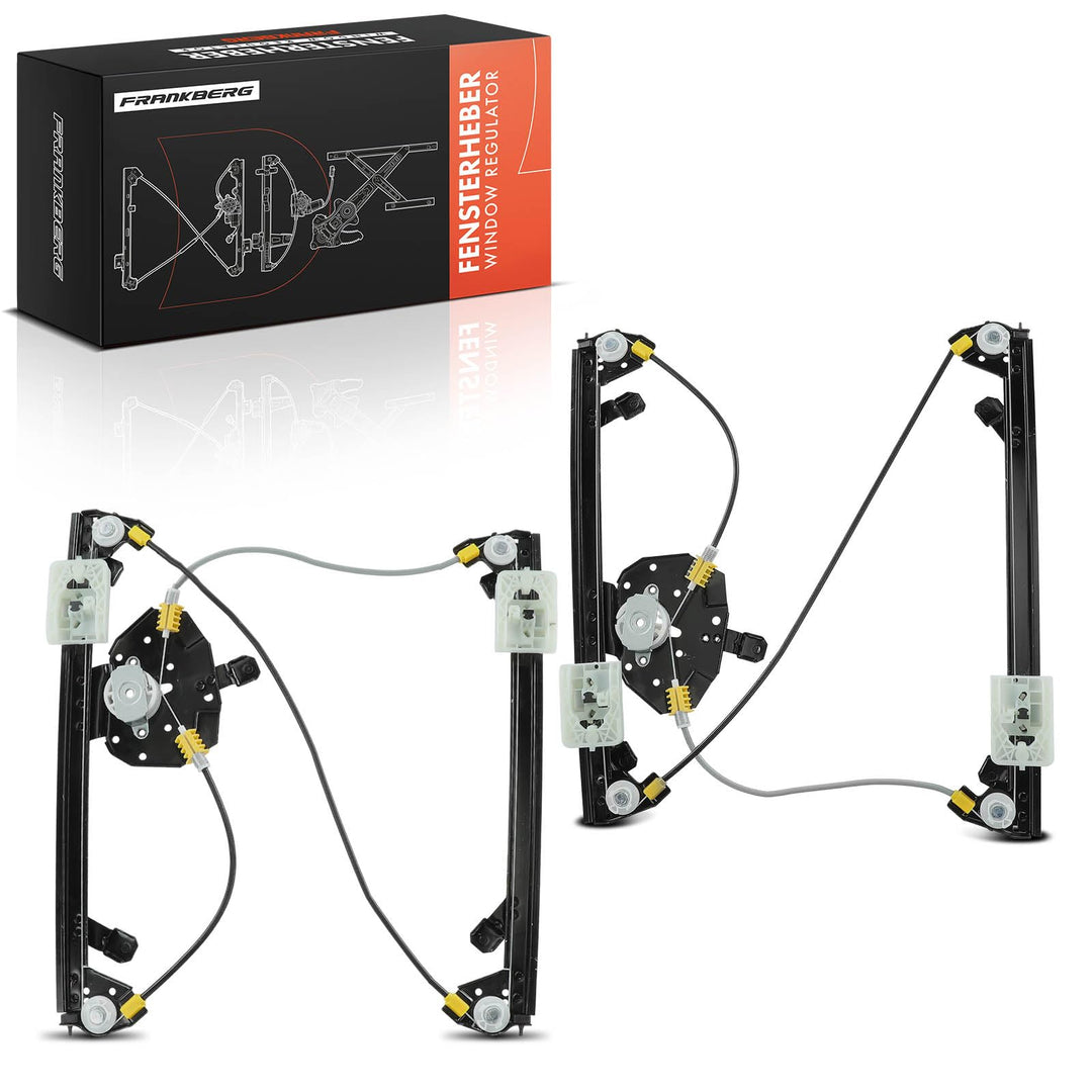 Frankberg 2x Fensterheber Elektrisch Ohne Motor Vorne Links Rechts Kompatibel mit Astra K B16 Astra