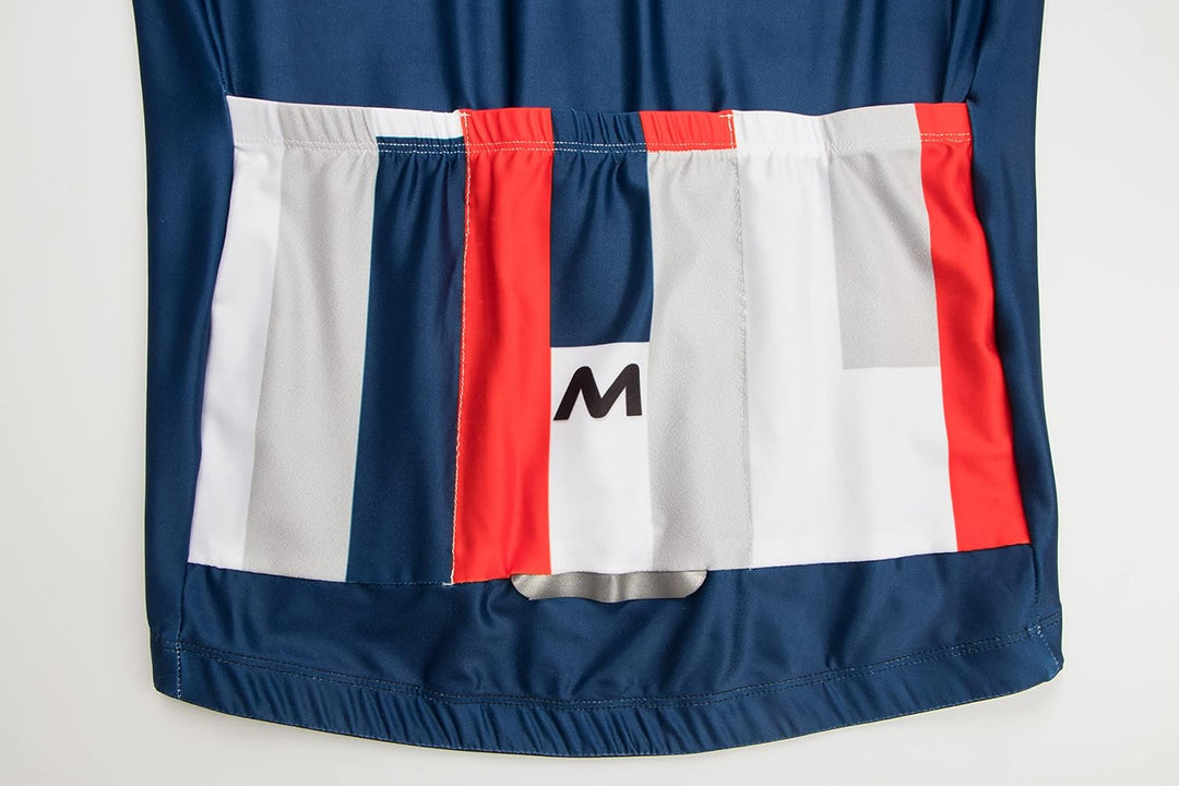 Msport Radtrikot Set Herren Kurzarm mit Sitzpolster Schnell Trocknend Atmungsaktiv Fahrradbekleidung