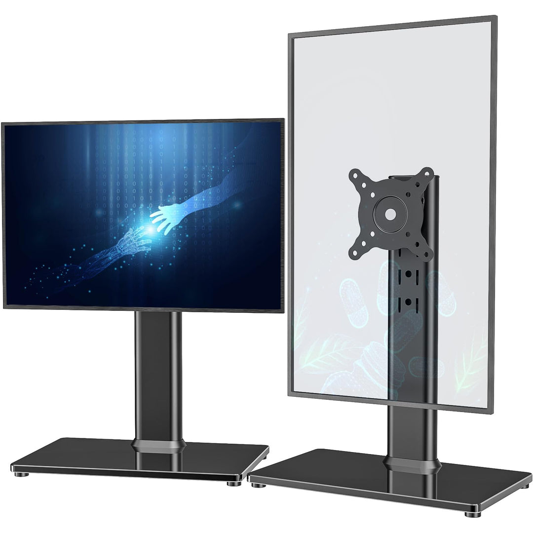 Hemudu Monitor Ständer Tischständer für 13 Zoll-32 Zoll Monitore, schwenkbar, neigbar, rotierbar, hö
