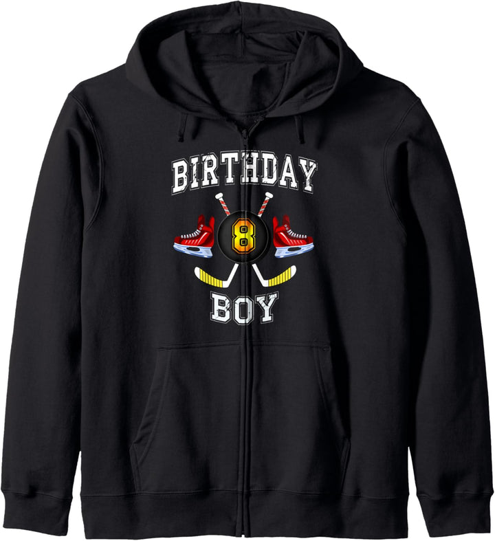 8. Geburtstagskind. Eishockey 8 Jahre alt Kapuzenjacke