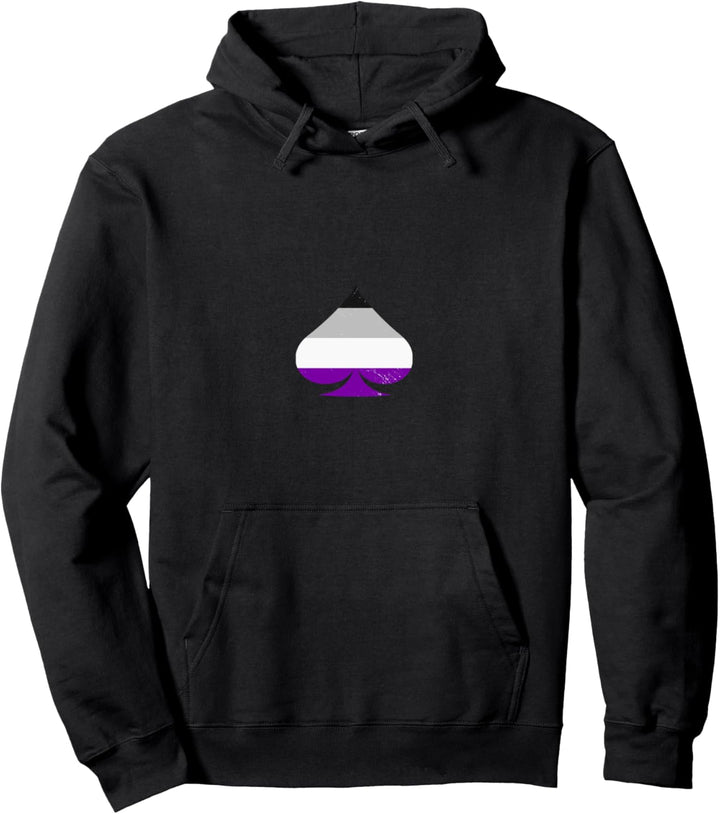 Ace Poker Spieler Casino Asexuelle Flagge LGBT Stolz Asexualität Pullover Hoodie