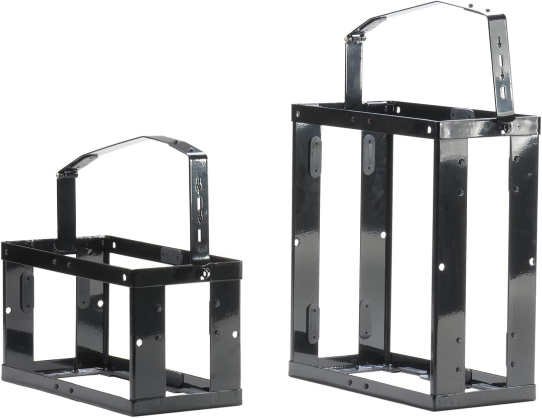 hünersdorff 435500 Kanister-Halterung für Metall-Kraftstoff-Kanister 20l, abschliessbar, schwarz 20