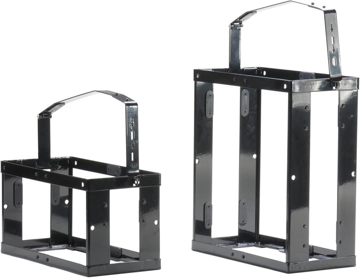 hünersdorff 435500 Kanister-Halterung für Metall-Kraftstoff-Kanister 20l, abschliessbar, schwarz 20