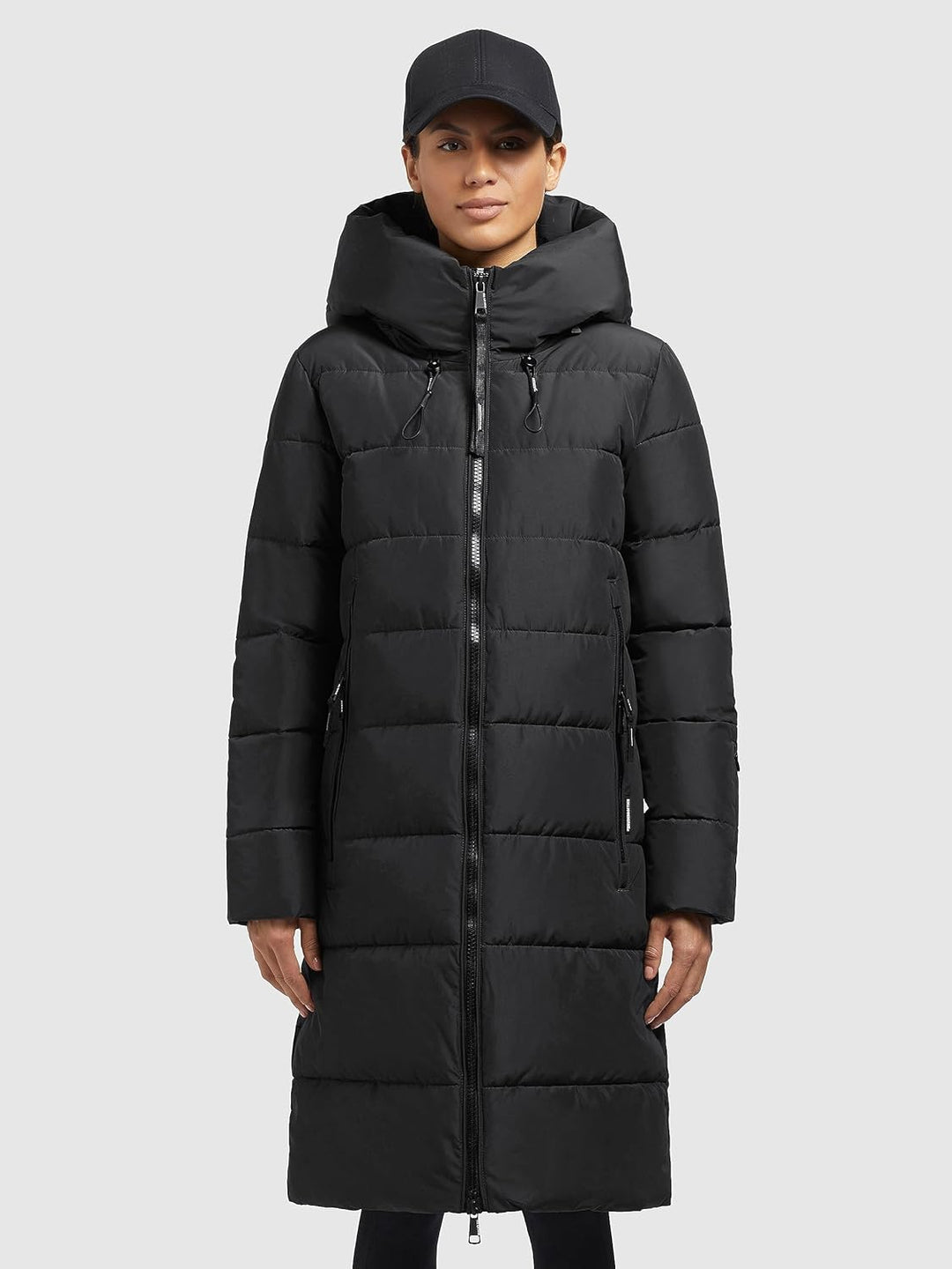 khujo - Damen - Wintermantel - Jilias 3 XS Schwarz, XS Schwarz