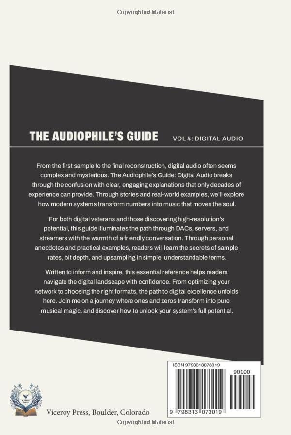 The Audiophile's Gude: Digital Audio (The Audiophile's Guide, Band 4), Gebundenes Buch