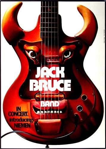 Jack Bruce - Songs for A Tailor, 1969 » Konzertplakat/Premium Poster | Live Konzert Veranstaltung |