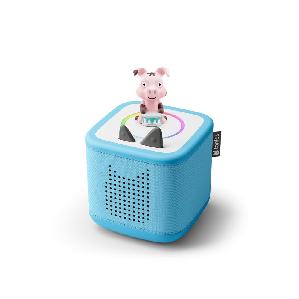 tonies Toniebox 2 Bundle Incl. 1 Lieblings-Kinderlieder, Himmelblau, Audioplayer für Hörbücher, Lied