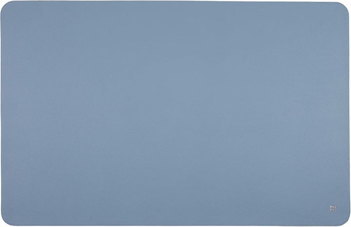 DUDU Büro-Schreibtischunterlage aus zweifarbigem Leder cm 61x40, beidseitig benutzbar, rollbar, weic
