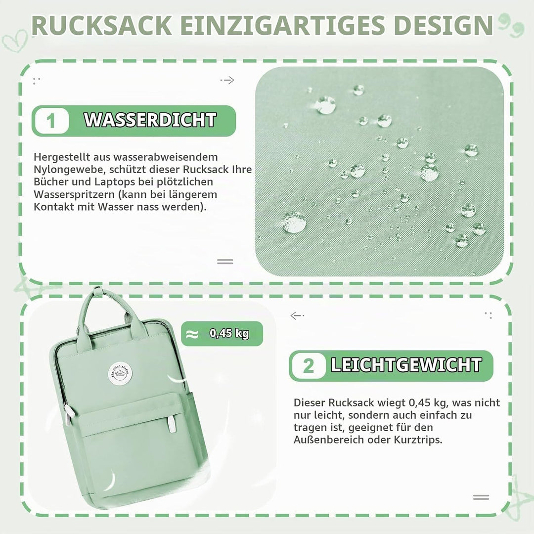 HYC00 Schultaschen Schulrucksack Teenager Mädchen Jungen Schulranzen College-Rucksack Schultasche Mä