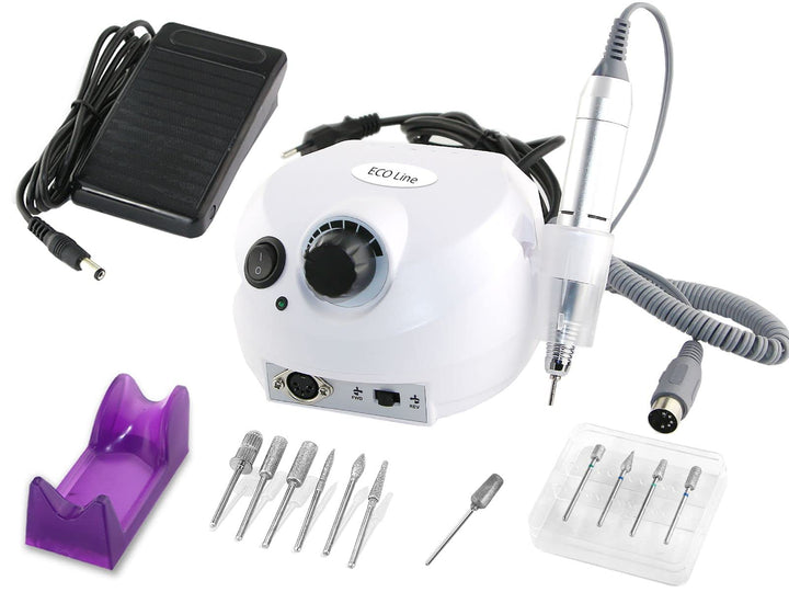 Elektrisches Maniküre/Pediküre-Set mit Hornhautentferner und Diamantschleifer - Spezial Fusspflege H