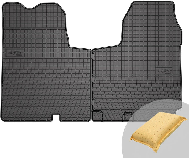 FROGUM El Toro Gummimatten Ganzjähriges-Set von Autofussmatte Auto Fussmatten für Nissan Primastar I