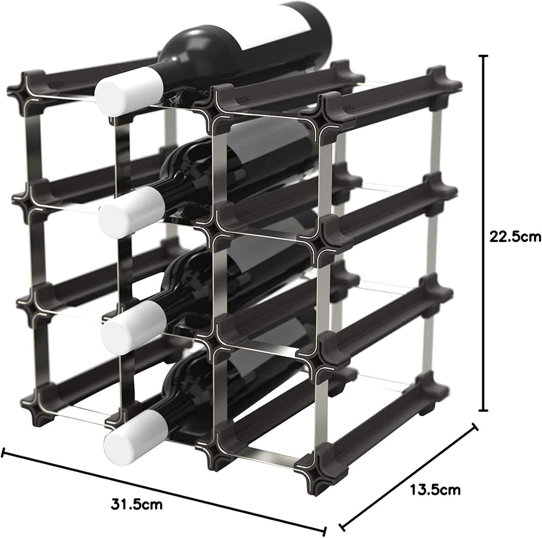 9er Small Kit - modulares Regalsystem für Weinflaschen - praktisches Flaschenregal flexibel erweiter