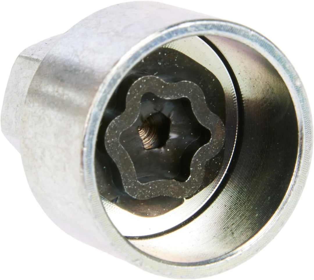28017SL Radsicherungsbolzen SL (Ultra High Security) M14x1.5, Kugelsitz R14, Schaftlänge 45,0 mm, Ge