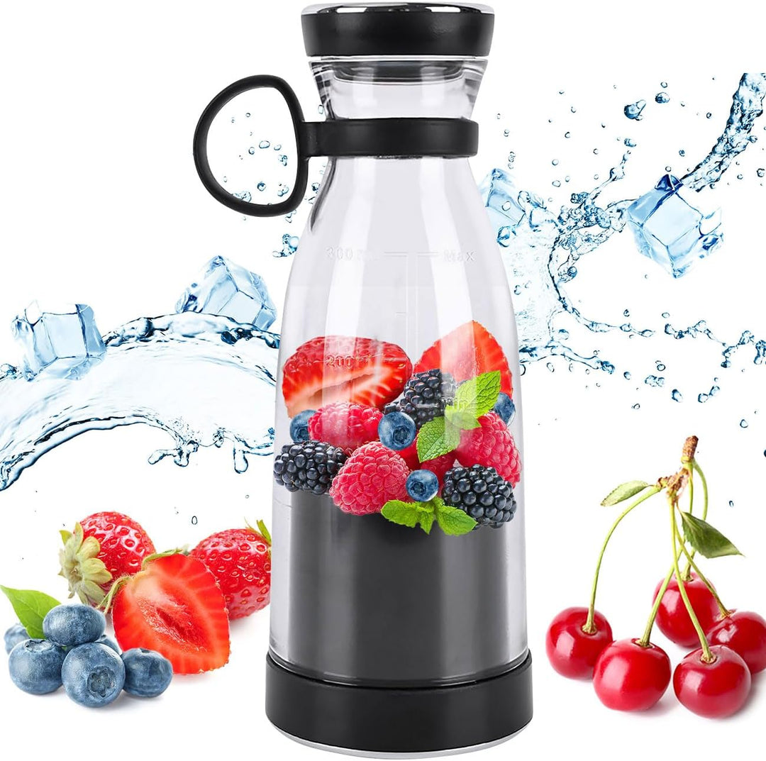 ideoon Mobiler Smoothie Maker 300ml, Akku: Elektrisch, trendig, kompakt & leistungsstark – Ihr porta