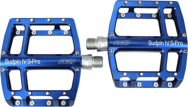 NC-17 Sudpin IV S-Pro Aluminium Plattform Pedale / Mountainbike Pedal / BMX Pedal / ultraflach 15mm