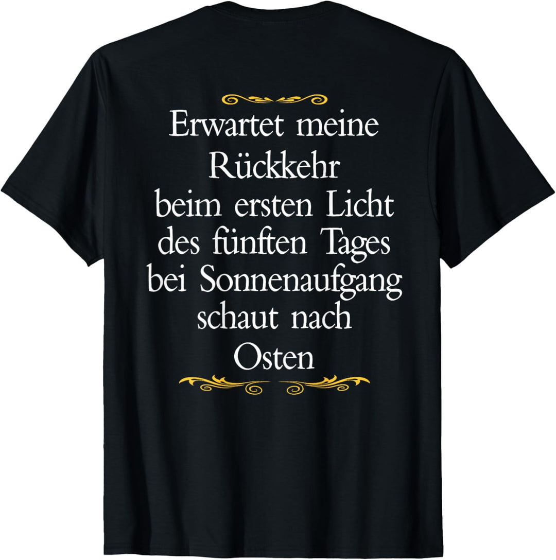 Herren Ich gehe jetzt Fussball schauen - Erwartet meine Rückkehr T-Shirt