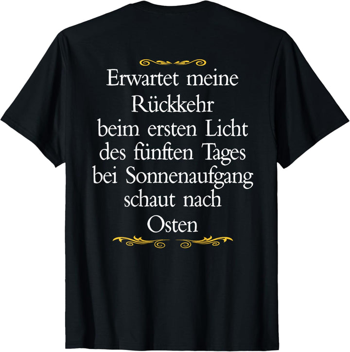 Herren Ich gehe jetzt Fussball schauen - Erwartet meine Rückkehr T-Shirt