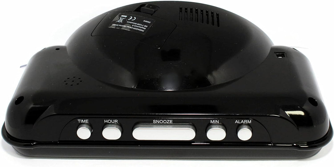 Atlanta Digitalwecker mit grosser LED Leuchtanzeige 3 Alarme Nachtdimmung Stromanschluss - 2608/6 (G
